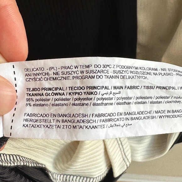 Sfera Collection Black and White Ribbed Twist Front Maxi Dress, European XL - Picture 12 of 15